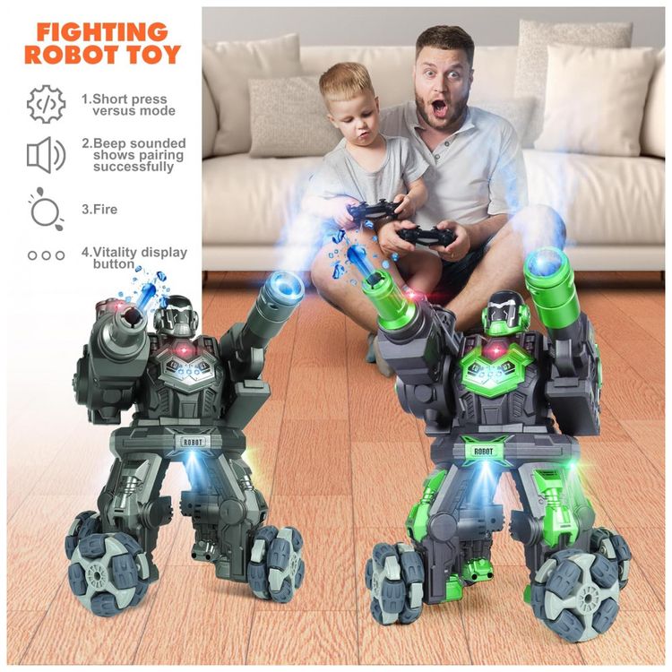 Robo-de-Batalha-Rotativo-360-Graus-com-Sons-e-Luzes-para-foto-1