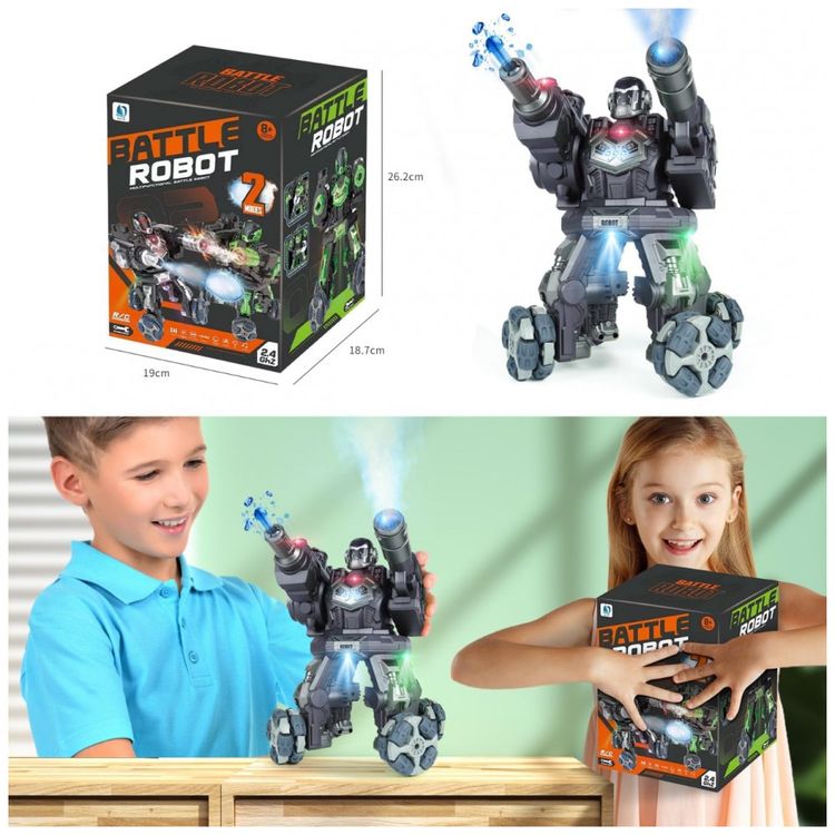 Robo-de-Batalha-Rotativo-360-Graus-com-Sons-e-Luzes-para-foto-5