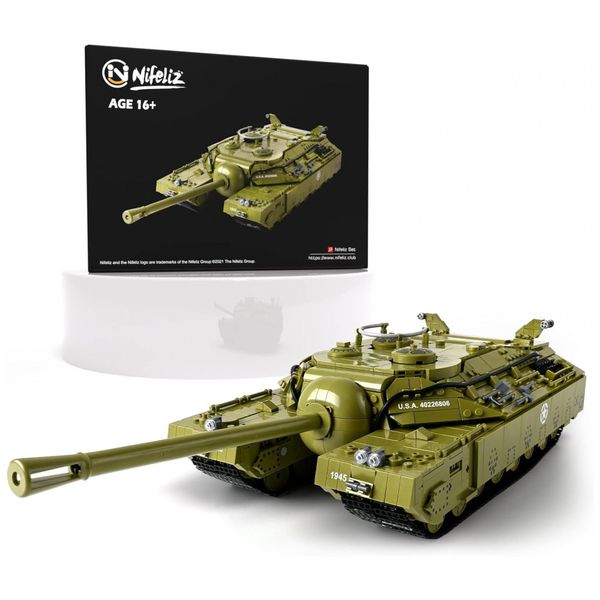 Kit-de-Construcao-Tanuqe-Militar-T28-com-2986-Pecas-foto-0