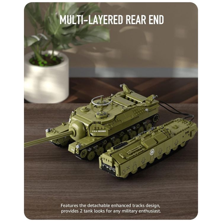 Kit-de-Construcao-Tanuqe-Militar-T28-com-2986-Pecas-foto-5