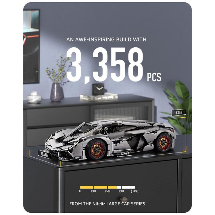 Kit-de-Construcao-Carro-de-Corrida-Sports-Car-Terzor-com-foto-1