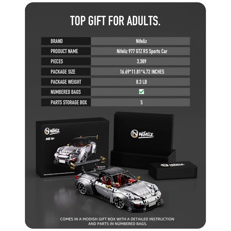 Kit-de-Construcao-Carro-Corrida-GTZ-RScom-3389-Pecas-foto-4
