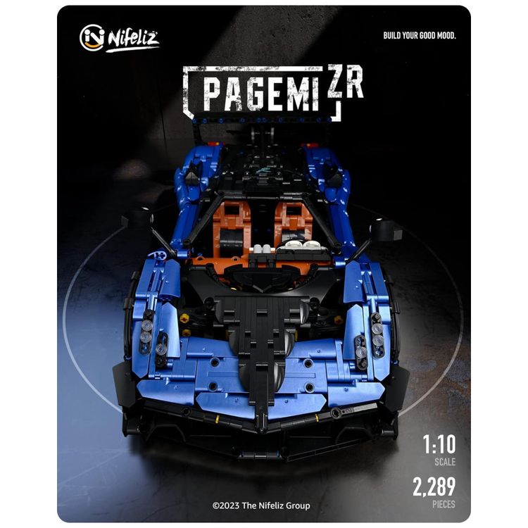 Kit-de-Construcao-Carro-Esportivo-Pagemi-ZR-com-2289-Pecas-foto-1