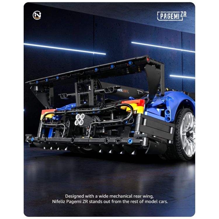 Kit-de-Construcao-Carro-Esportivo-Pagemi-ZR-com-2289-Pecas-foto-3