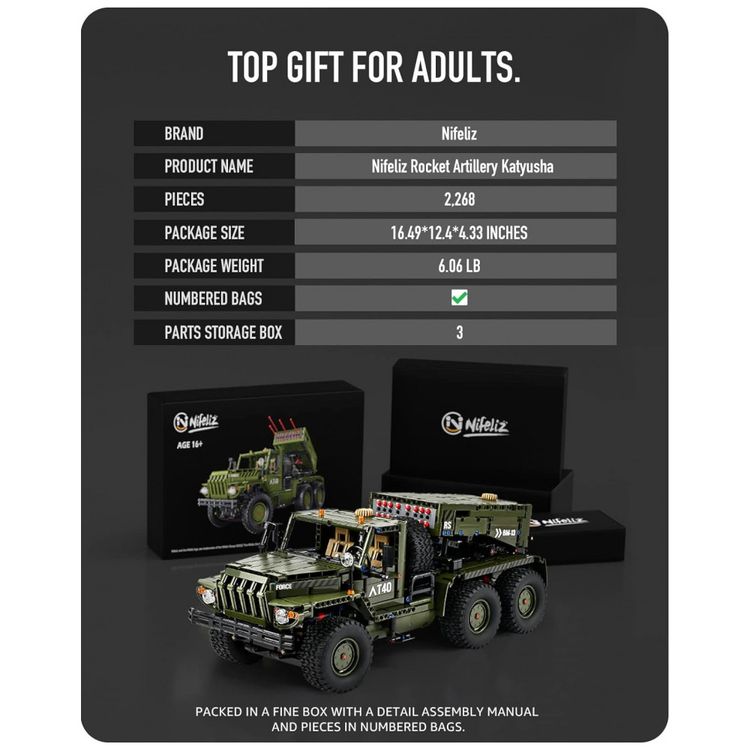 Kit-de-Construcao-Lanca-Foguetes-Militar-Rocket-Artillery-foto-4