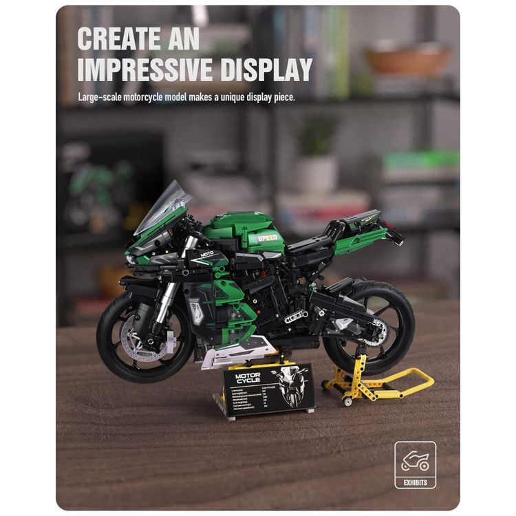 Kit-de-Construcao-Motocicleta-H2-com-2088-Pecas-Nifeliz-foto-1
