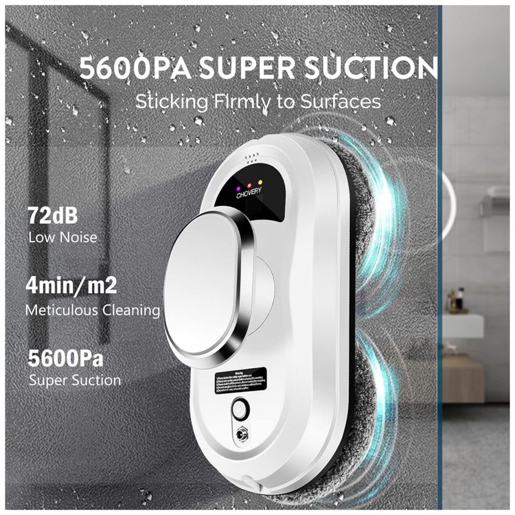 Robo-Limpa-Vidros-Inteligente-com-Succao-Forte-5600PA-e-foto-2