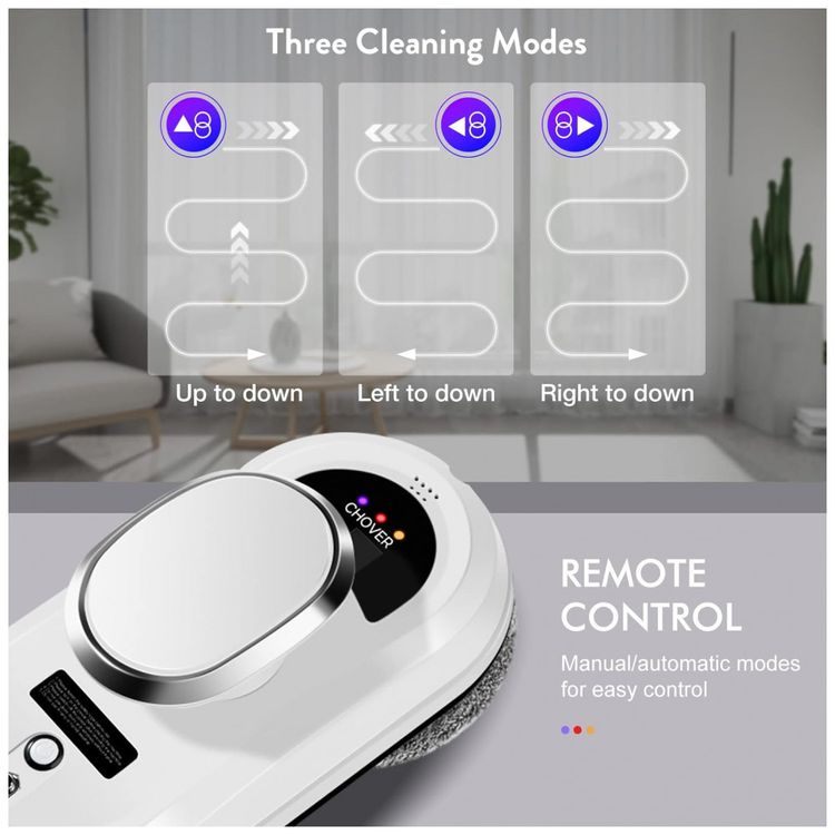 Robo-Limpa-Vidros-Inteligente-com-Succao-Forte-5600PA-e-foto-4