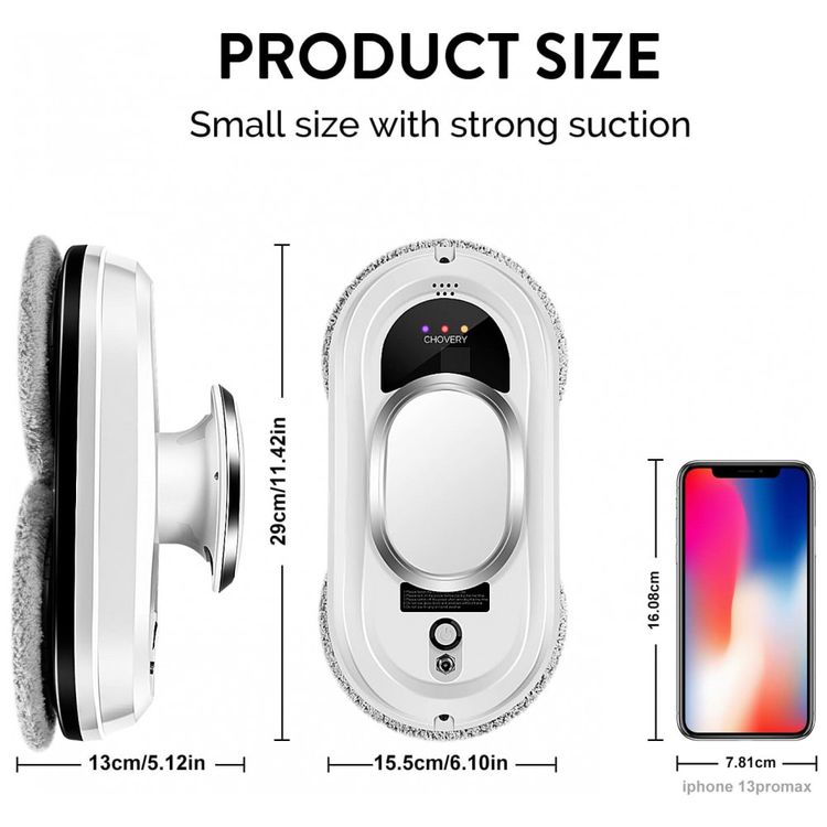 Robo-Limpa-Vidros-Inteligente-com-Succao-Forte-5600PA-e-foto-5