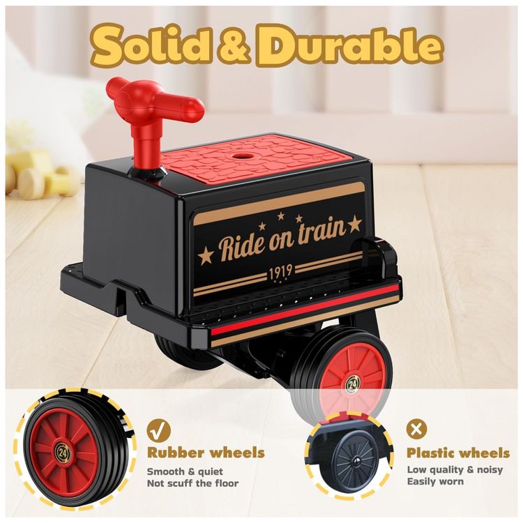 Trem-Eletrico-Infantil-a-Bateria-12V-com-Assento-Ajustavel-foto-5
