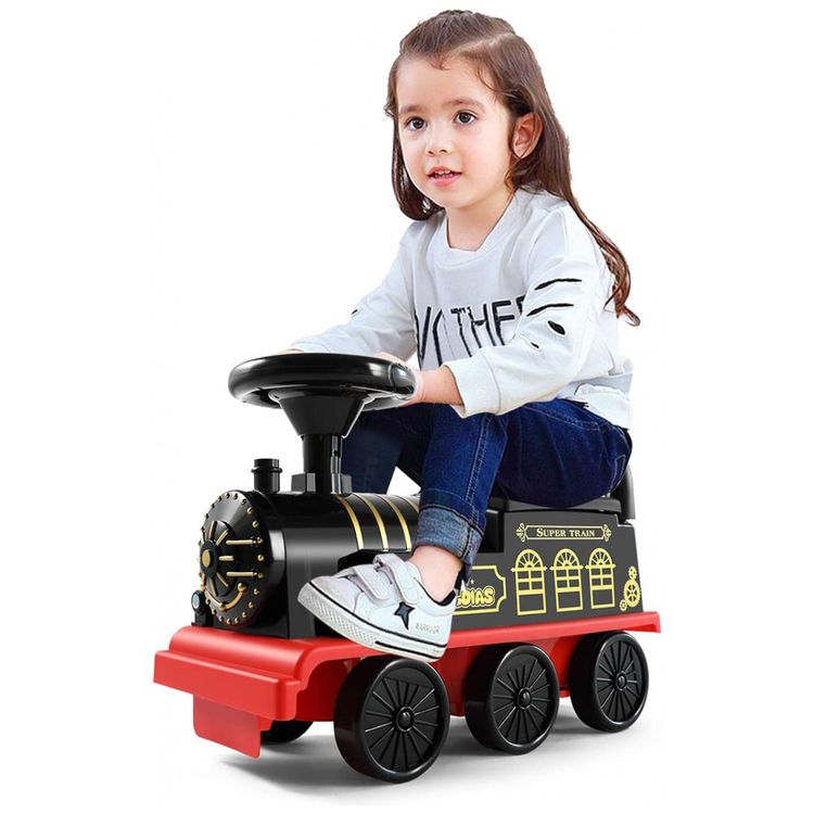 Trem-Eletrico-Infantil-a-Bateria-6V-sem-Trilhos-com-Luzes-foto-0