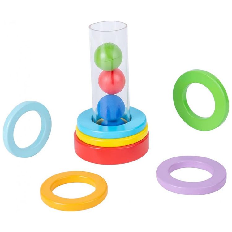 Brinquedo-Montessori-Interativo-Aneis-de-Empilhar-para-Bebes-foto-0