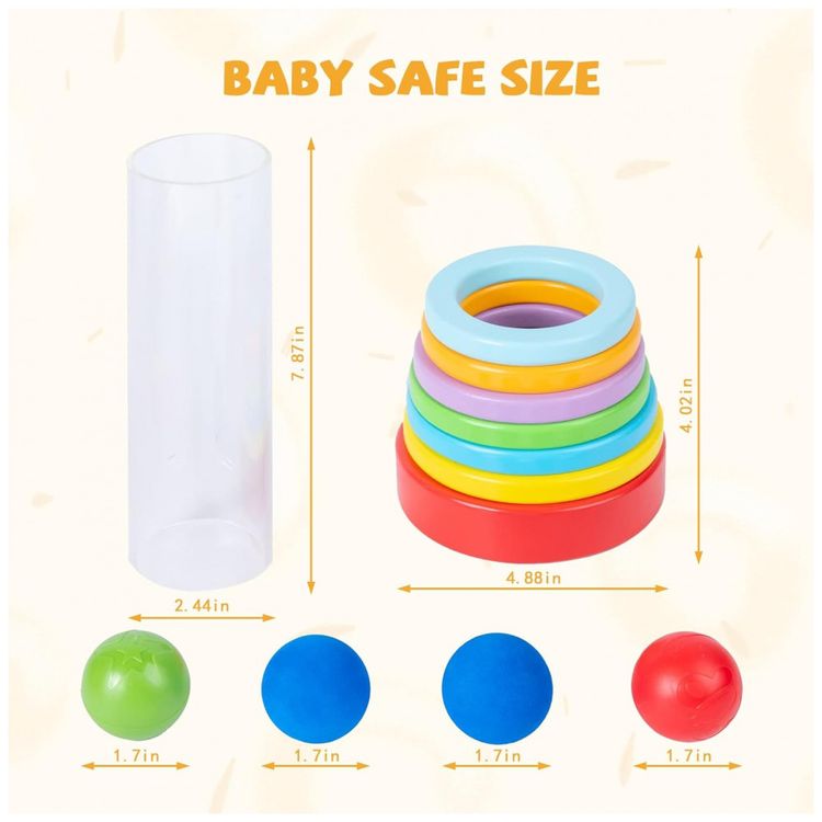 Brinquedo-Montessori-Interativo-Aneis-de-Empilhar-para-Bebes-foto-4