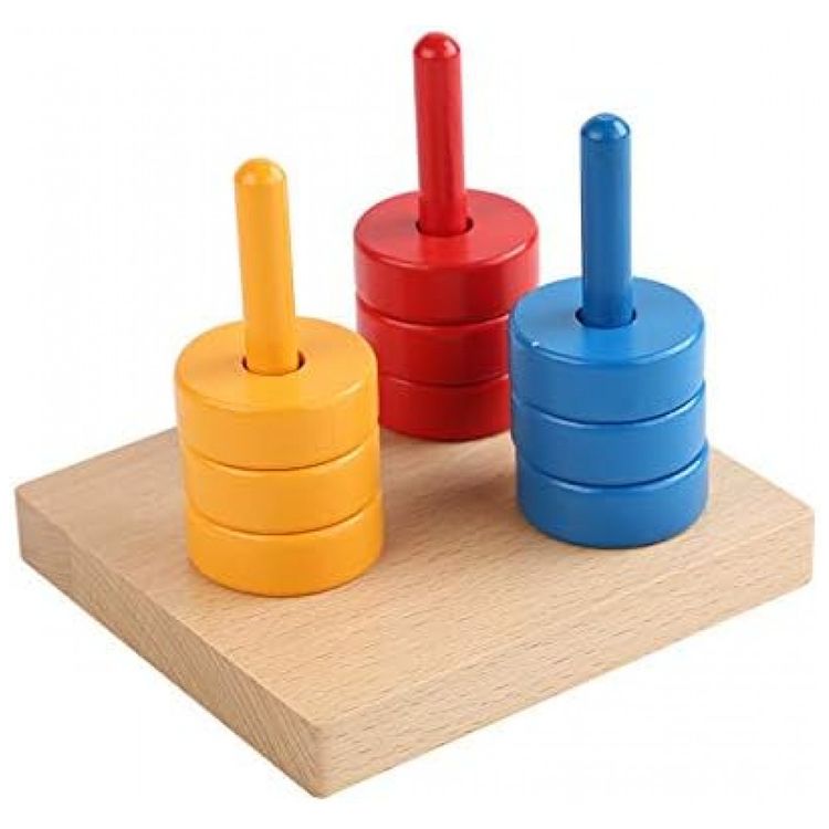 Brinquedo-Montessori-Discos-Coloridos-para-Criancas-0-a-3-foto-0