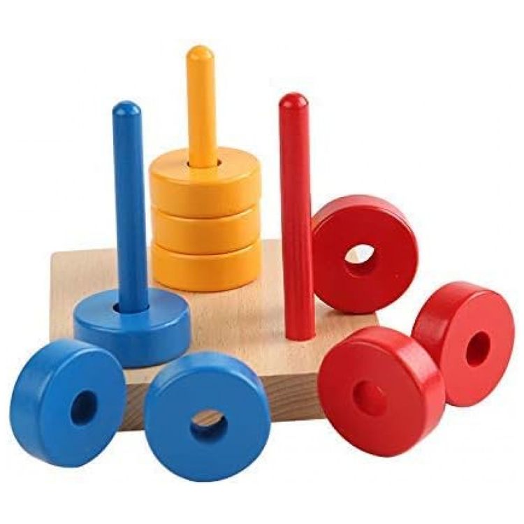 Brinquedo-Montessori-Discos-Coloridos-para-Criancas-0-a-3-foto-2