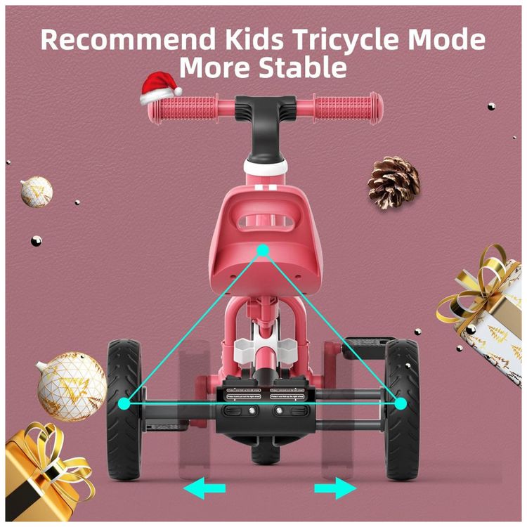 Triciclo-Infantil-5-em-1-com-Altura-de-Assento-Ajustavel-e-foto-2