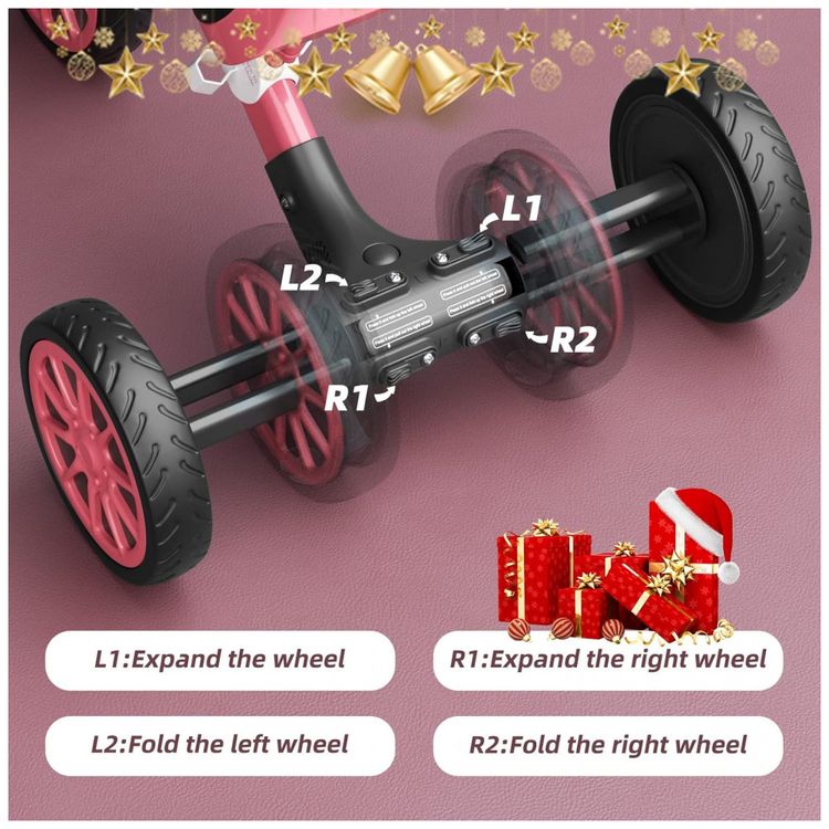 Triciclo-Infantil-5-em-1-com-Altura-de-Assento-Ajustavel-e-foto-3