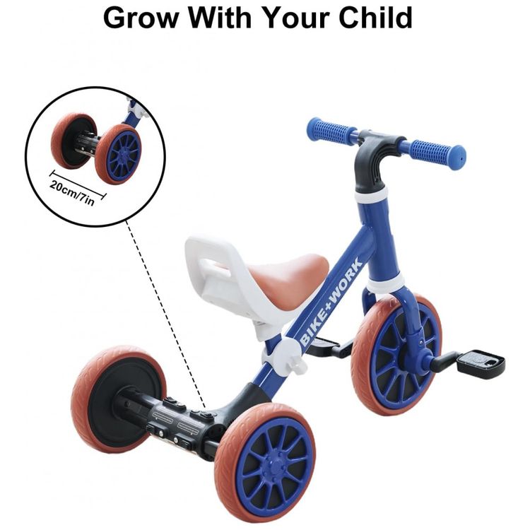Triciclo-Infantil-4-em-1-com-Pedal-Removivel-para-Criancas-foto-4