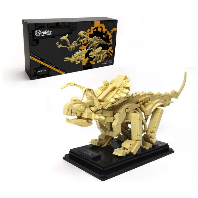 Kit-de-Construcao-Fossil-de-Dinossauro-Triceratops-com-496-foto-0