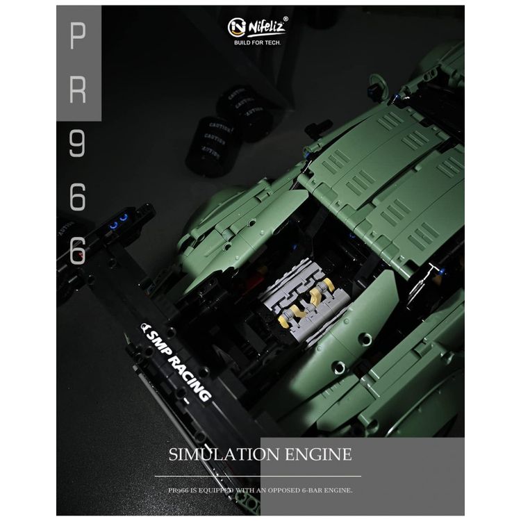 Kit-de-Construcao-Carro-esportivo-MOC-Pr966-com-2435-Pecas-foto-4