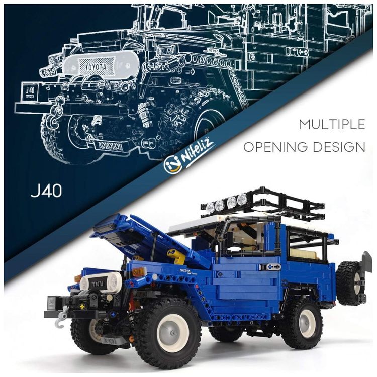 Kit-de-Construcao-Carro-Captador-Off-Road-J40-Land-Cruiser-foto-2