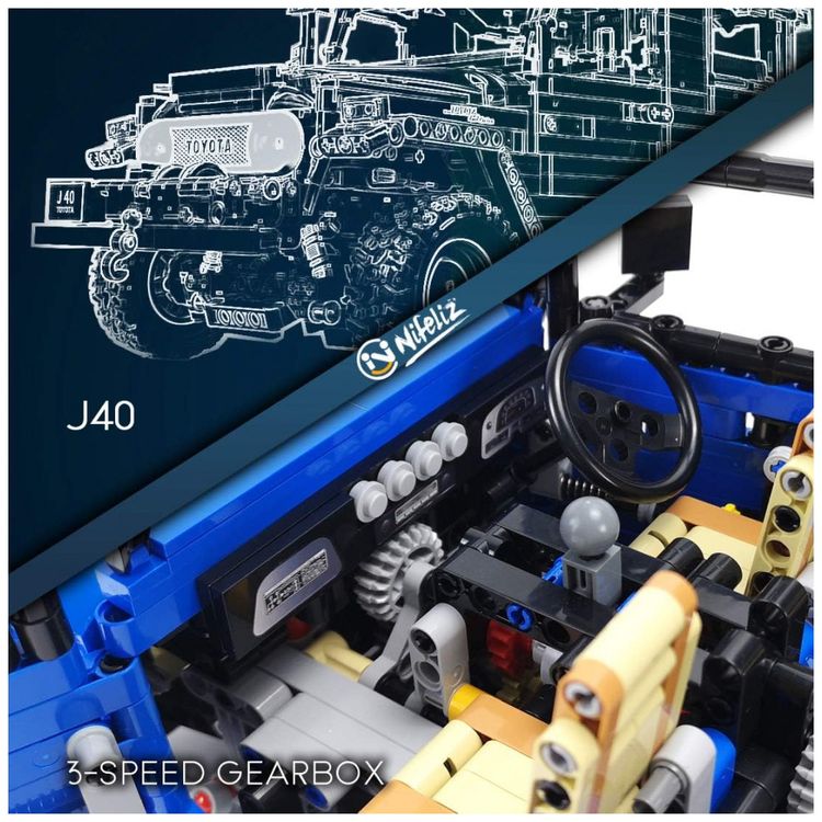 Kit-de-Construcao-Carro-Captador-Off-Road-J40-Land-Cruiser-foto-4