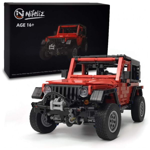 Kit-de-Construcao-Mini-Carro-Off-Road-Wrange-Tecnica-MOC-com-foto-0