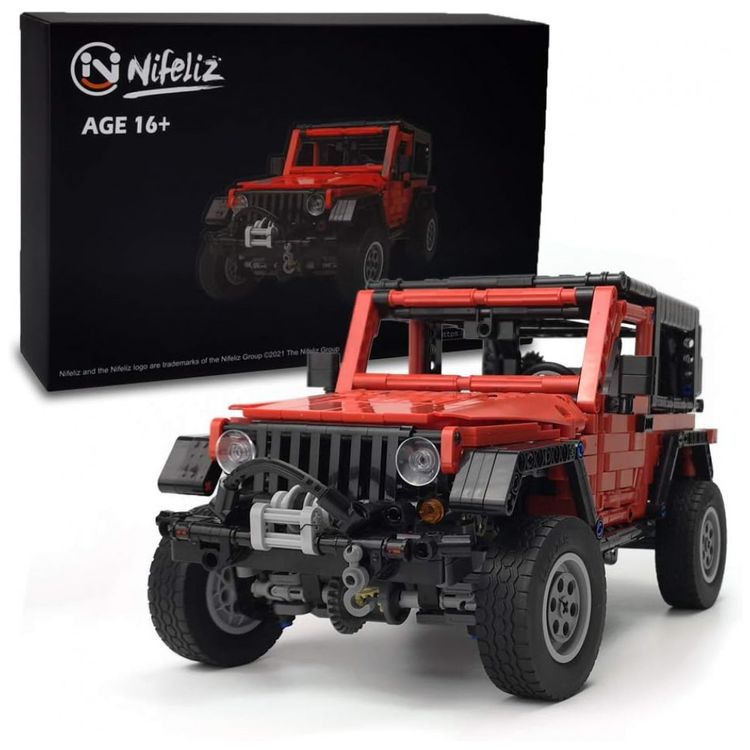 Kit-de-Construcao-Mini-Carro-Off-Road-Wrange-Tecnica-MOC-com-foto-0