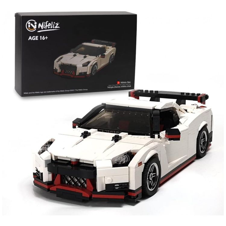 Kit-de-Construcao-Mini-Carro-de-Corrida-Esportivo-GTRS-MOC-foto-0