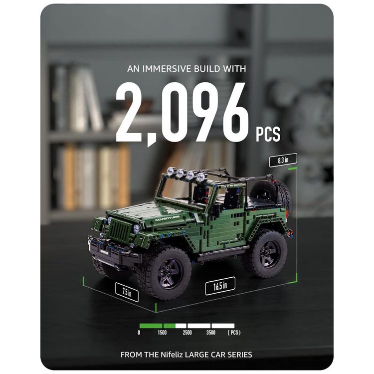 Kit-de-Construcao-Carro-Off-Road-Pickup-Wrange-com-2096-foto-1
