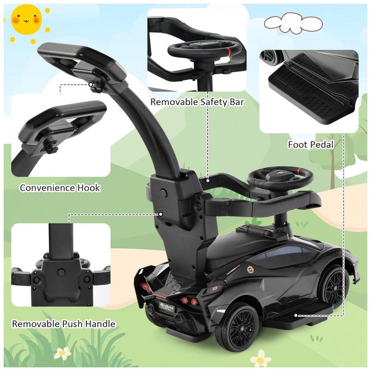 Carrinho-de-Passeio-Infantil-3-em-1-com-Alca-Musica-USB-foto-2