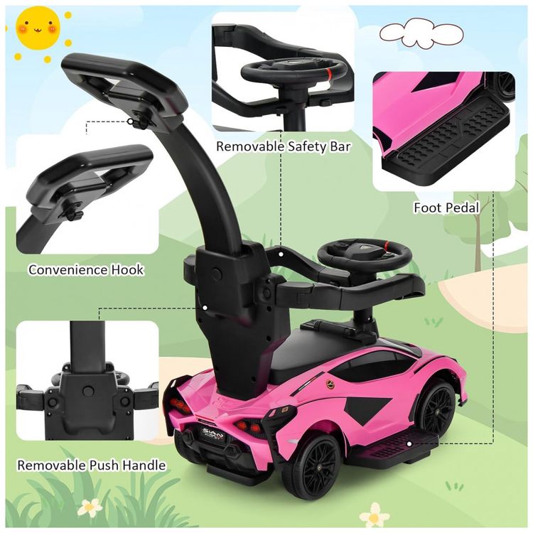 Carrinho-de-Passeio-Infantil-3-em-1-com-Alca-Musica-USB-foto-2