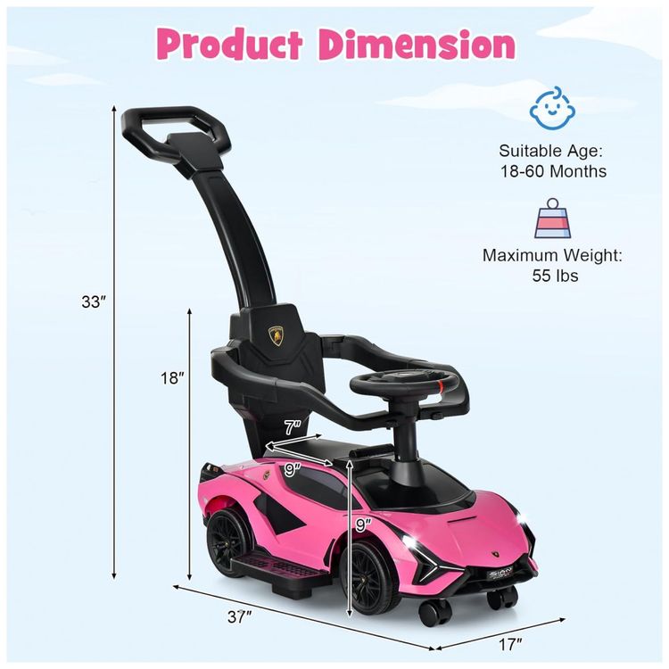 Carrinho-de-Passeio-Infantil-3-em-1-com-Alca-Musica-USB-foto-5