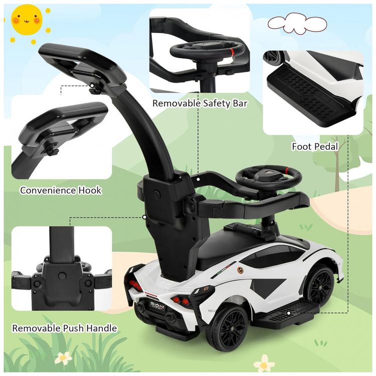 Carrinho-de-Passeio-Infantil-3-em-1-com-Alca-Musica-USB-foto-2