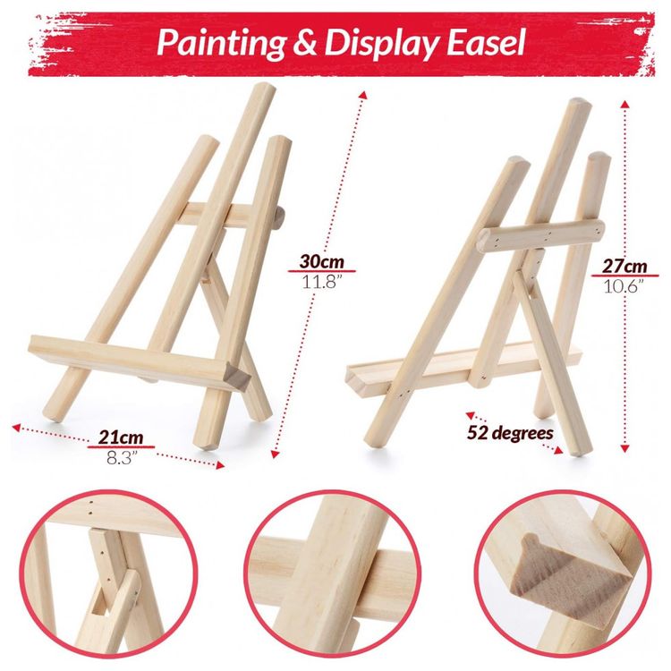 RiseBrite-Kit-de-Pintura-Conjunto-Artistico-com-47-Pecas-foto-3