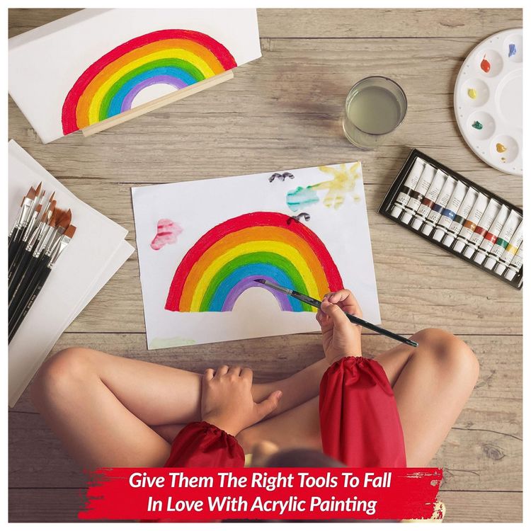 RiseBrite-Kit-de-Pintura-Conjunto-Artistico-com-47-Pecas-foto-4