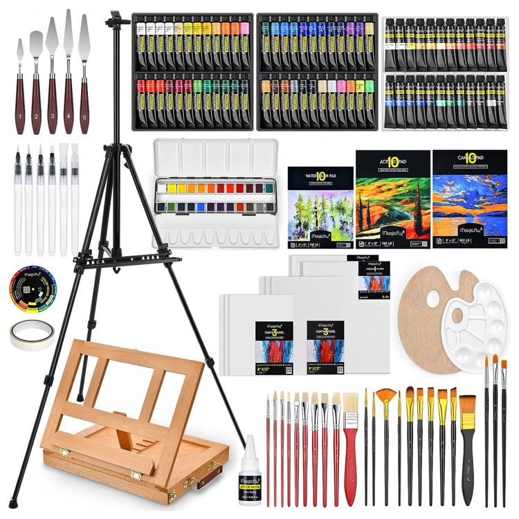 Magicfly-MF8613-Kit-de-Pintura-Conjunto-Artistico-com-56-foto-0
