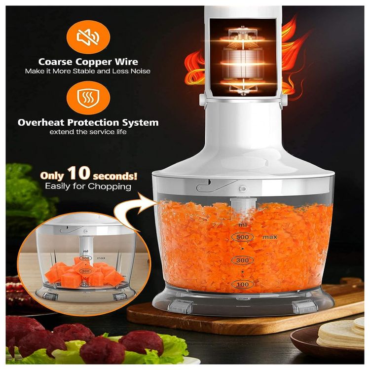 YUSIDO-Mixer-4-em-1-com-9-Velocidades-e-Acessorios-800W-foto-2