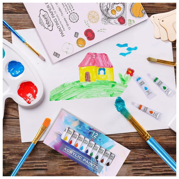 Inburit-IB-28ART-Kit-de-Pintura-Conjunto-Artistico-com-28-foto-4