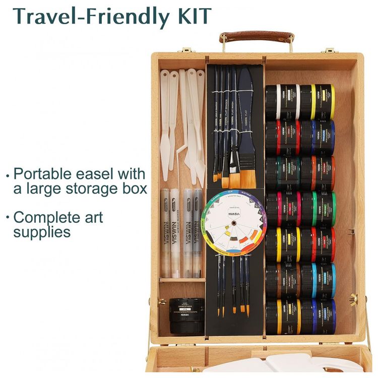 Kit-de-Pintura-Conjunto-Artistico-com-78-Pecas-Inclui-48-foto-1