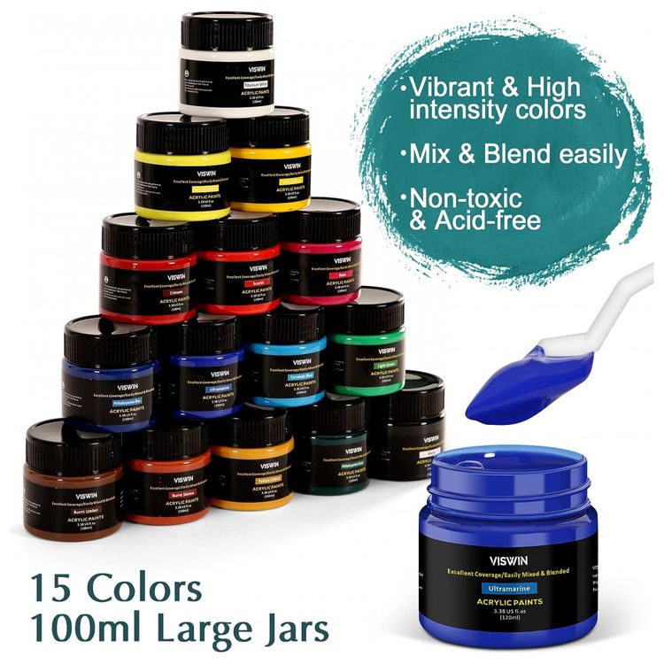 Kit-de-Pintura-Conjunto-Artistico-com-78-Pecas-Inclui-48-foto-3