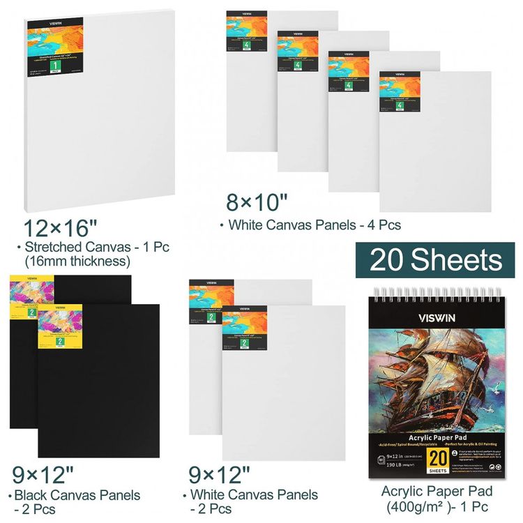 Kit-de-Pintura-Conjunto-Artistico-com-78-Pecas-Inclui-48-foto-4