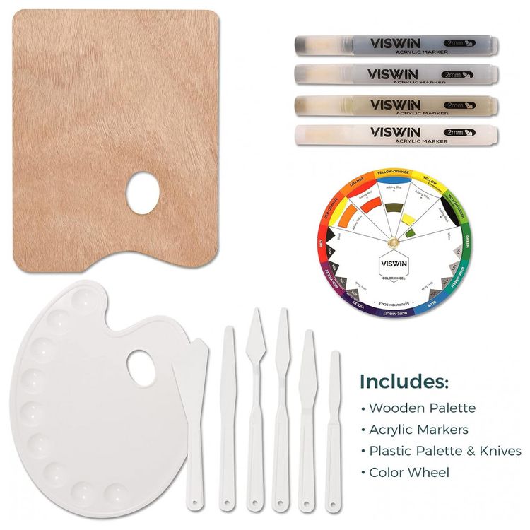 Kit-de-Pintura-Conjunto-Artistico-com-151-Pecas-Inclui-96-foto-5