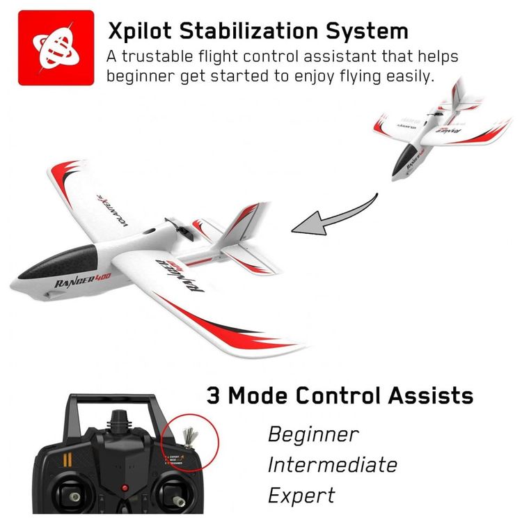 Aviao-de-Controle-Remoto-2.4G-Design-4CH-Idade-Recomendada-foto-1