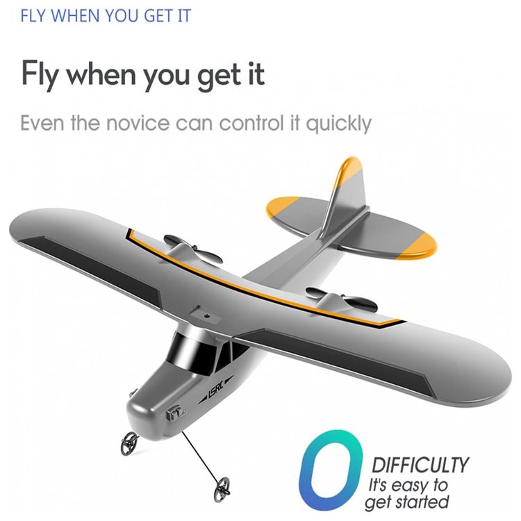 LSRC-B3-RC-Aviao-de-Controle-Remoto-2.4G-Design-2CH-Idade-foto-1