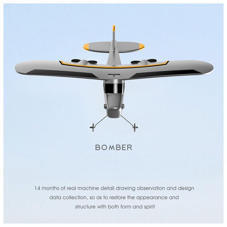 LSRC-B3-RC-Aviao-de-Controle-Remoto-2.4G-Design-2CH-Idade-foto-5