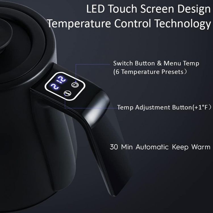 LEEHOO-Chaleira-Eletrica-800mL-com-Desligamento-Automatico-e-foto-1