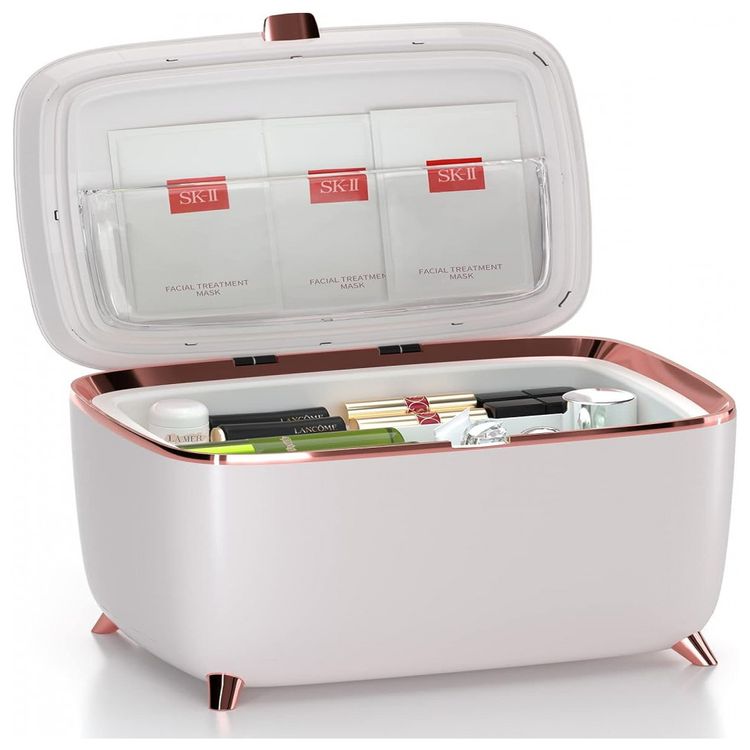 Mini-Geladeira-para-Skincare-9-Litros-Portatil-12V-Branca-foto-0