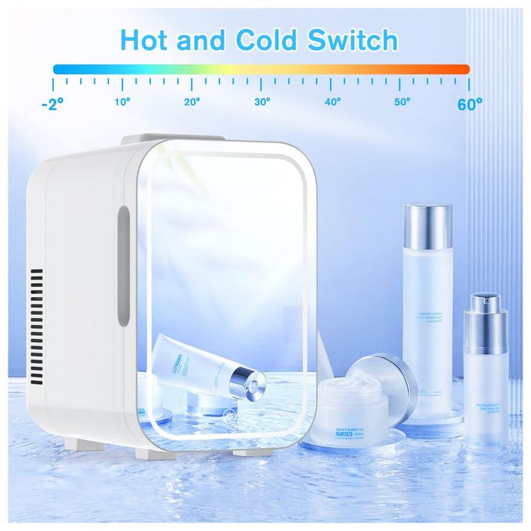 Mini-Geladeira-para-Skincare-7-Litros-com-Espelho-12V-foto-3
