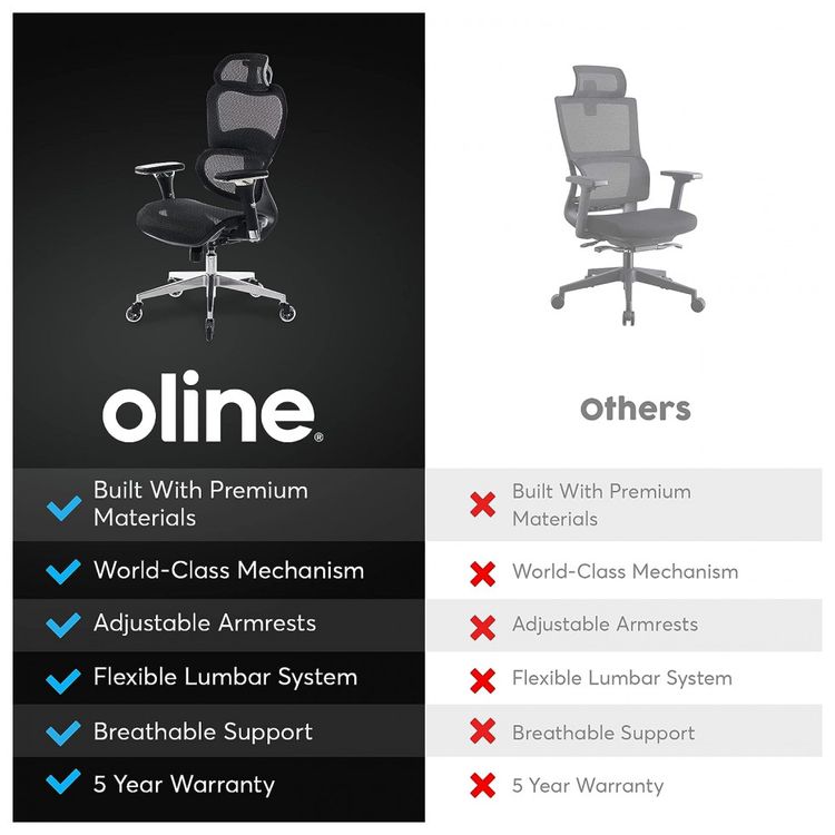 Oline-ErgoPro-Cadeira-de-Escritorio-Ergonomica-Giratoria-e-foto-5